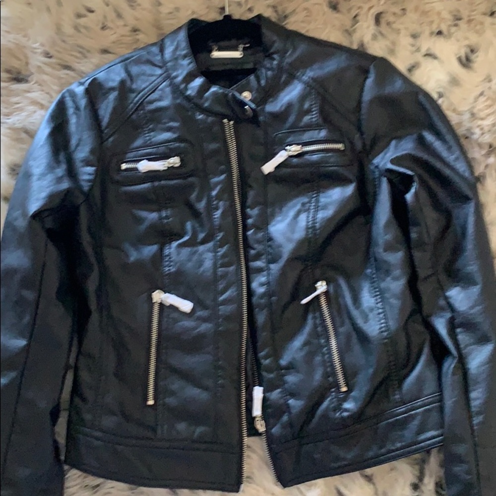 Juicy Couture Pretty black leather jacket